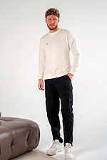 Raise Milk frei geschnittenes Herren-Sweatshirt Teamv 8034109 Foto №7