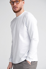 Herren-T-Shirt mit langen Ärmeln, langärmelig, Weiß Teamv 8034110 Foto №6