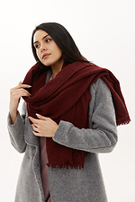 Полушерстяной объемный шарф на зиму Garne 4516112 фото №2