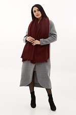 Полушерстяной объемный шарф на зиму Garne 4516112 фото №3