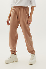 Женские спортивные штаны FREDA песочного цвета GEN 7770112 фото №1