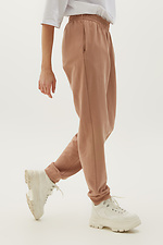 Женские спортивные штаны FREDA песочного цвета GEN 7770112 фото №2