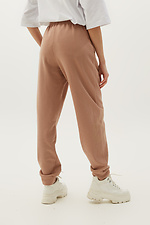 Женские спортивные штаны FREDA песочного цвета GEN 7770112 фото №3