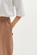 Женские спортивные штаны FREDA песочного цвета GEN 7770112 фото №4