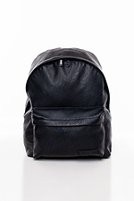 Черный рюкзак для города из кожзама Esthetic 8035112 фото №2