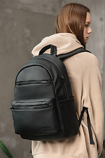 Жіночий великий рюкзак чорного кольору SamBag 8045112 фото №1