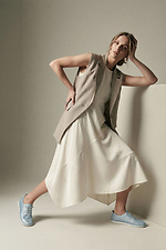 Damen perforierte Leder-Sneaker  4207113 Foto №4