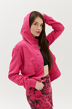 MYLIE short corduroy jacket with hood and large pockets Garne 3040114 photo №2