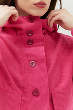 Короткая вельветовая куртка MYLIE с капюшоном и большими карманами Garne 3040114 фото №5
