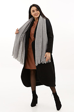 Half-woolen voluminous scarf for the winter Garne 4516115 photo №4