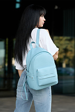 Великий жіночий рюкзак блакитного кольору SamBag 8045116 фото №1