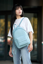Великий жіночий рюкзак блакитного кольору SamBag 8045116 фото №2
