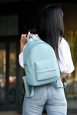 Большой женский рюкзак голубого цвета SamBag 8045116 фото №3