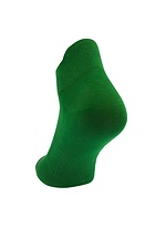 Короткі бавовняні носки зеленого кольору під кросівки M-SOCKS 2040117 фото №4