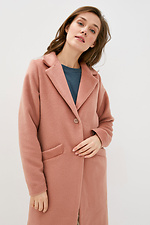 Весняне пальто FREELY прямого крою персикового кольору Garne 3038117 фото №2