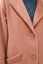 Весеннее пальто FREELY прямого кроя персикового цвета Garne 3038117 фото №4