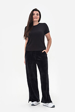 FORTIS schwarze Hose Garne 3044117 Foto №4