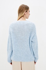 Knitted oversized jumper with wide sleeves  4038117 photo №3