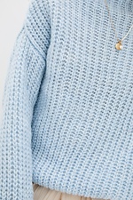 Dzianinowy sweter oversize z szerokimi rękawami  4038117 zdjęcie №4