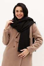 Half-woolen voluminous scarf for the winter Garne 4516117 photo №1