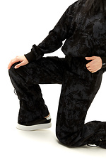 Szerokie sztruksowe spodnie bojówki WILMA z wysokim stanem i dużymi bocznymi kieszeniami Garne 3040118 zdjęcie №5