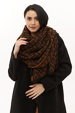 Half-woolen voluminous scarf for the winter Garne 4516118 photo №1