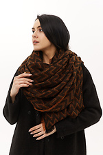 Half-woolen voluminous scarf for the winter Garne 4516118 photo №3