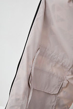 Dwustronny długi płaszcz przeciwdeszczowy DILLIS z kapturem i wiązaniami Garne 3038119 zdjęcie №5