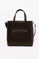 Women's bag made of eco-leather, chocolate color Lucherino 4008120 photo №4