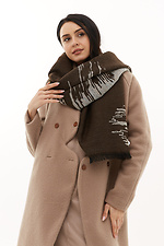 Half-woolen voluminous scarf for the winter Garne 4516120 photo №1
