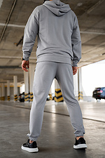 Herren-Trainingsanzug mit Reißverschluss Over ZIP Grau Teamv 8034120 Foto №6