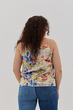 MERINDA silk loose top in floral print. Garne 3041121 photo №11