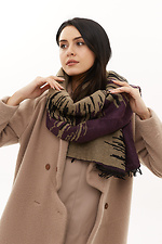 Напіввовняний об'ємний шарф на зиму Garne 4516121 фото №1