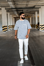 Men's Chinos Casual-Sport White Teamv 8034121 photo №3