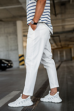 Men's Chinos Casual-Sport White Teamv 8034121 photo №5
