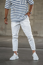 Men's Chinos Casual-Sport White Teamv 8034121 photo №6