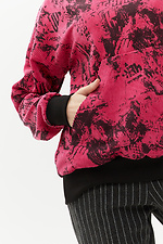Bluza sztruksowa ELDA z kapturem i dużą kieszenią typu kangur Garne 3040122 zdjęcie №7