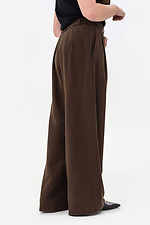 Weit geschnittene Hose, braun Garne 3044122 Foto №3