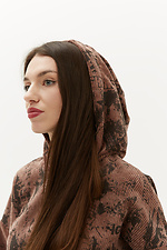 Вельветовое худи ELDA с капюшоном и большим карманом-кенгуру Garne 3040123 фото №5
