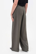 Weit geschnittene Hose, oliv Garne 3044123 Foto №3