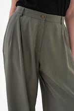 Weit geschnittene Hose, oliv Garne 3044123 Foto №6