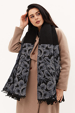 Half-woolen voluminous scarf for the winter Garne 4516123 photo №2