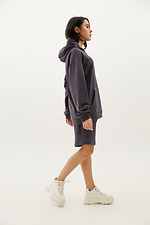LU oversized knitted suit, gray hoodie and shorts GEN 7770123 photo №2
