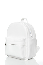 Маленький класичний жіночий рюкзак білого кольору SamBag 8045123 фото №5
