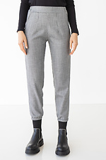 High-rise NOEL cuffed short trousers in plaid suit Garne 3036124 photo №3