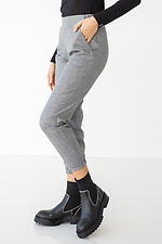 High-rise NOEL cuffed short trousers in plaid suit Garne 3036124 photo №4