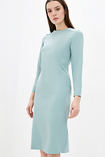 Ділова сукня BELL із костюмки оливкового кольору Garne 3038124 фото №1