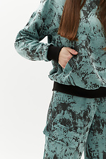 Bluza sztruksowa ELDA z kapturem i dużą kieszenią typu kangur Garne 3040124 zdjęcie №5