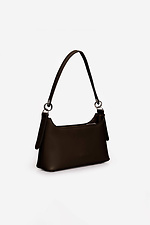 Women's handbag made of eco-leather, chocolate color Lucherino 4008124 photo №3