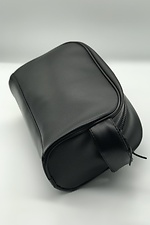 Black cosmetic bag rectangular glossy leatherette Mamakazala 8038124 photo №7